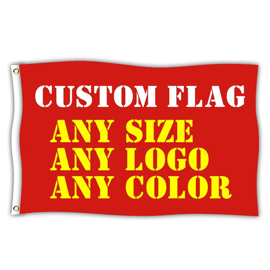 Custom Flags And Banner Flying Hanging Any Size Logo Free Design Advertising Polyester Customized Printed Decoration Promotion