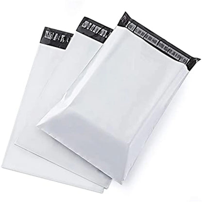 50pcs/Lots White Courier Bag Express Envelope Storage Bags Mail Bag Mailing Bags Self Adhesive Seal Plastic Packaging Pouch