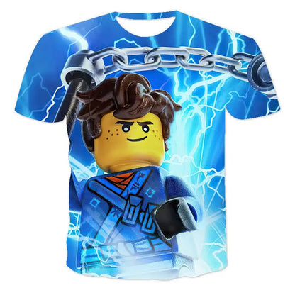 ROBLOX Two-dimensional Summer T-shirt Game Digital Printing Breathable