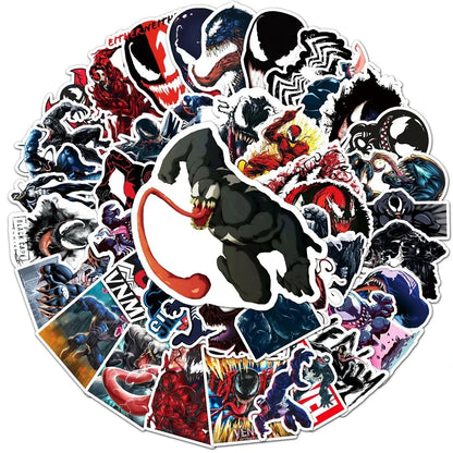 10/30/50PCS Comics Movie Carnage Venom Villain Graffiti Stickers