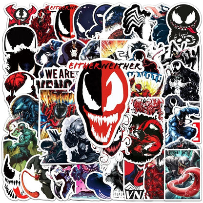 10/30/50PCS Comics Movie Carnage Venom Villain Graffiti Stickers